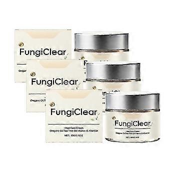 3 stuks FungiClear Nagel- en Teennagelverzorgingscrème, Phrena natuurlijke formule met tea tree olie, oregano olie, vitamine E en allantoïne, 60 g! ZZ59 S07