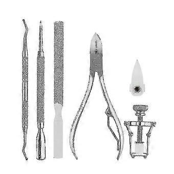 Stainless Steel Toenail Set compatible with Manicure Ideal compatible with Thick Nails and Paronychia 1 Set - Silver