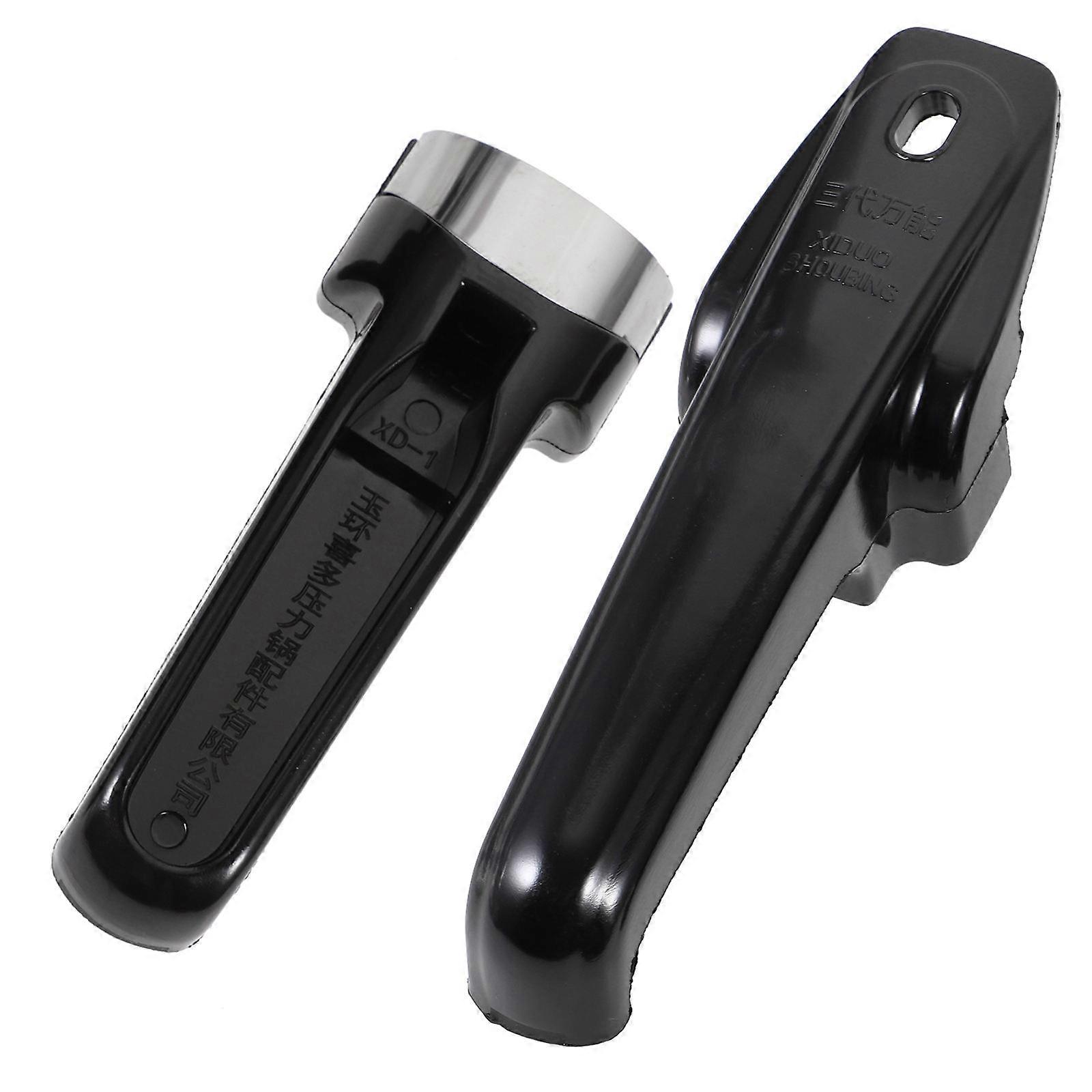 Black Pressure Cooker Handle Grip for Universal Replacement 1Set Kitchen Use