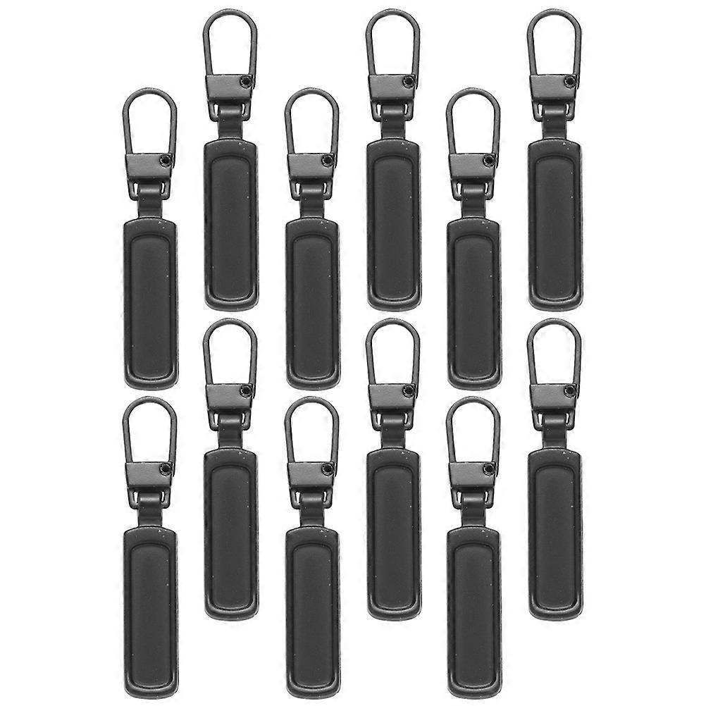 12pcs Replaceable Bag Garment Zipper Puller Removable Zipper Heads Backpack Zipper Tabs
