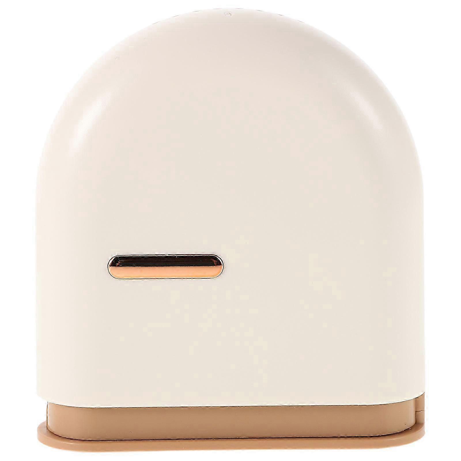 Aligner Box Slim Retainer Holder for Secure Storage Beige Plastic