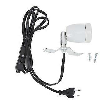 Douille de lampe chauffante rotative E27 pour reptiles et animaux domestiques, 300 W