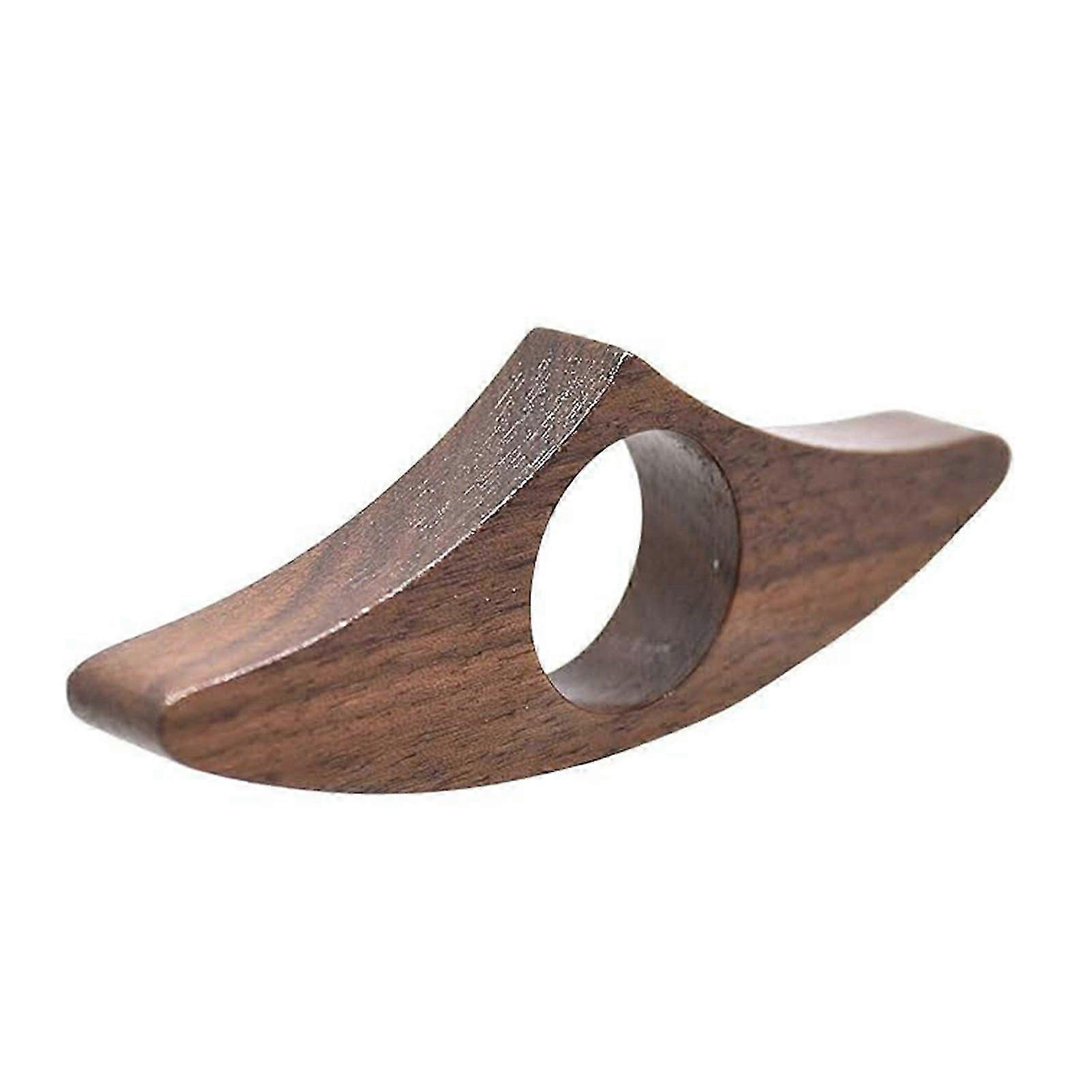 Ergonomic thumb ring book holder for comfortable reading