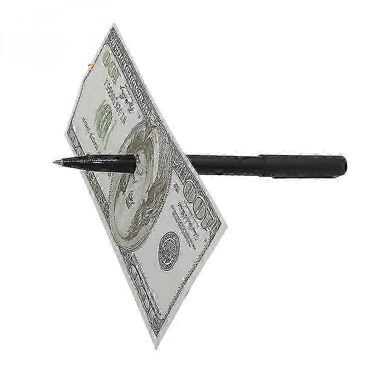 Plastic banknote pen bold type double-headed banknote pen magic props