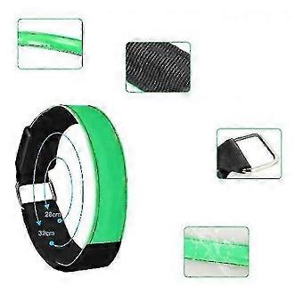 Led Arm With Light Luminous Sports Wristband Dark Safety Running Equipment(green)