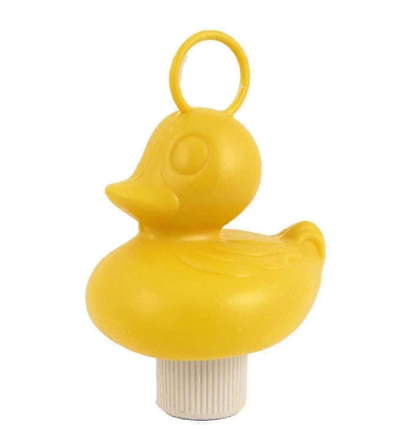 20 Weighted 7cm Plastic Ducks with Hooks - Yellow