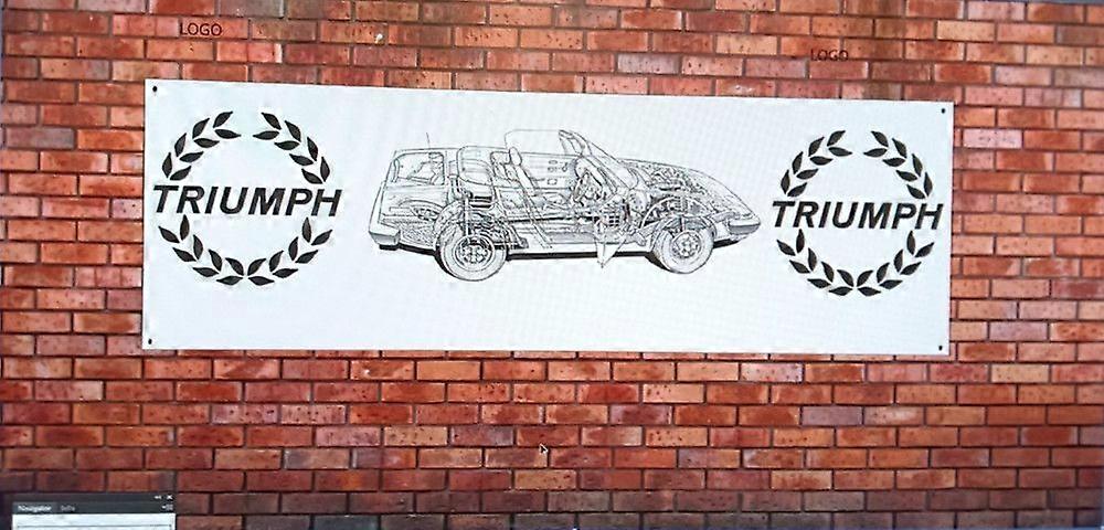 TRIUMPH TR7 CUTAWAY BANNER HDF384