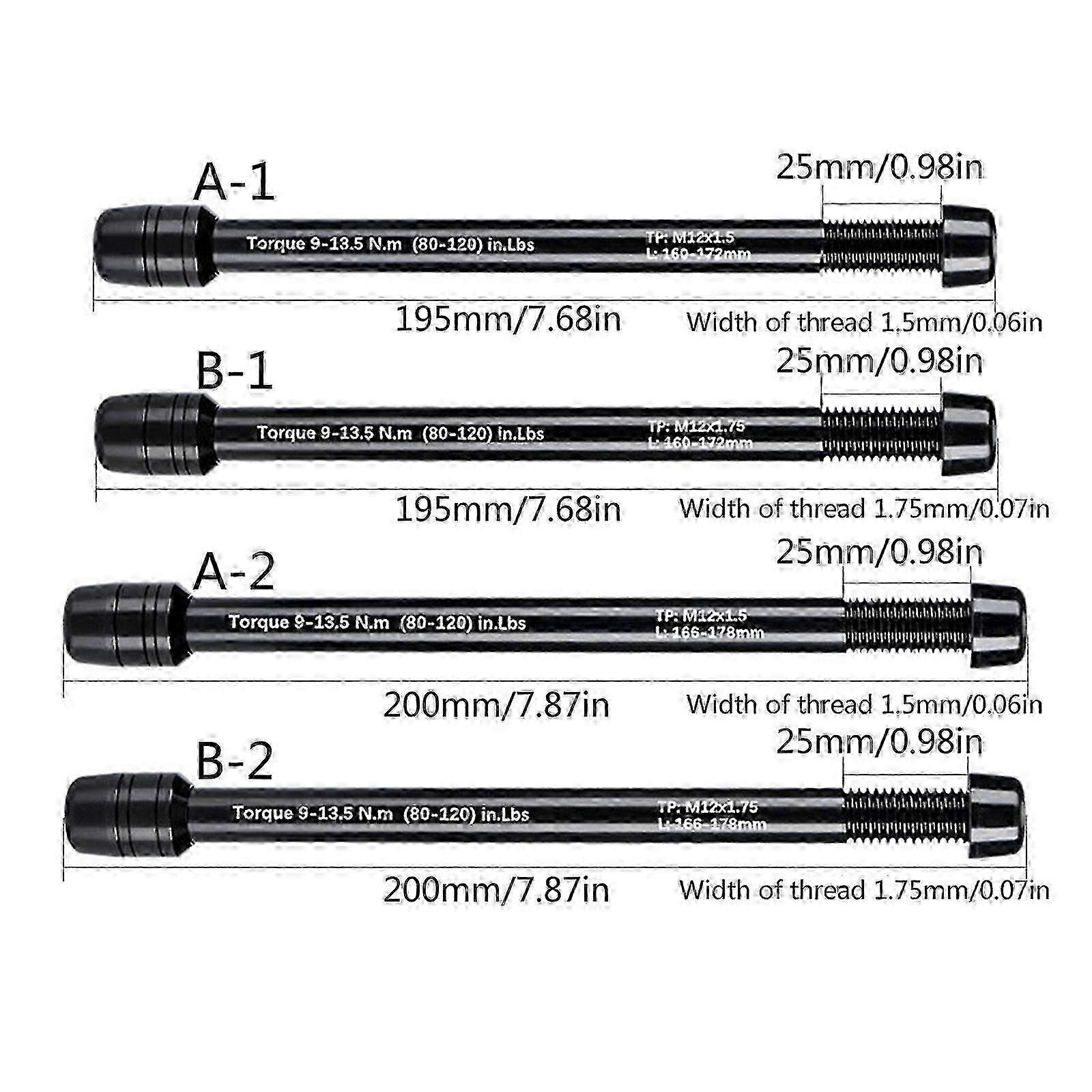 Trainer-Specific Aluminium Thru Axle