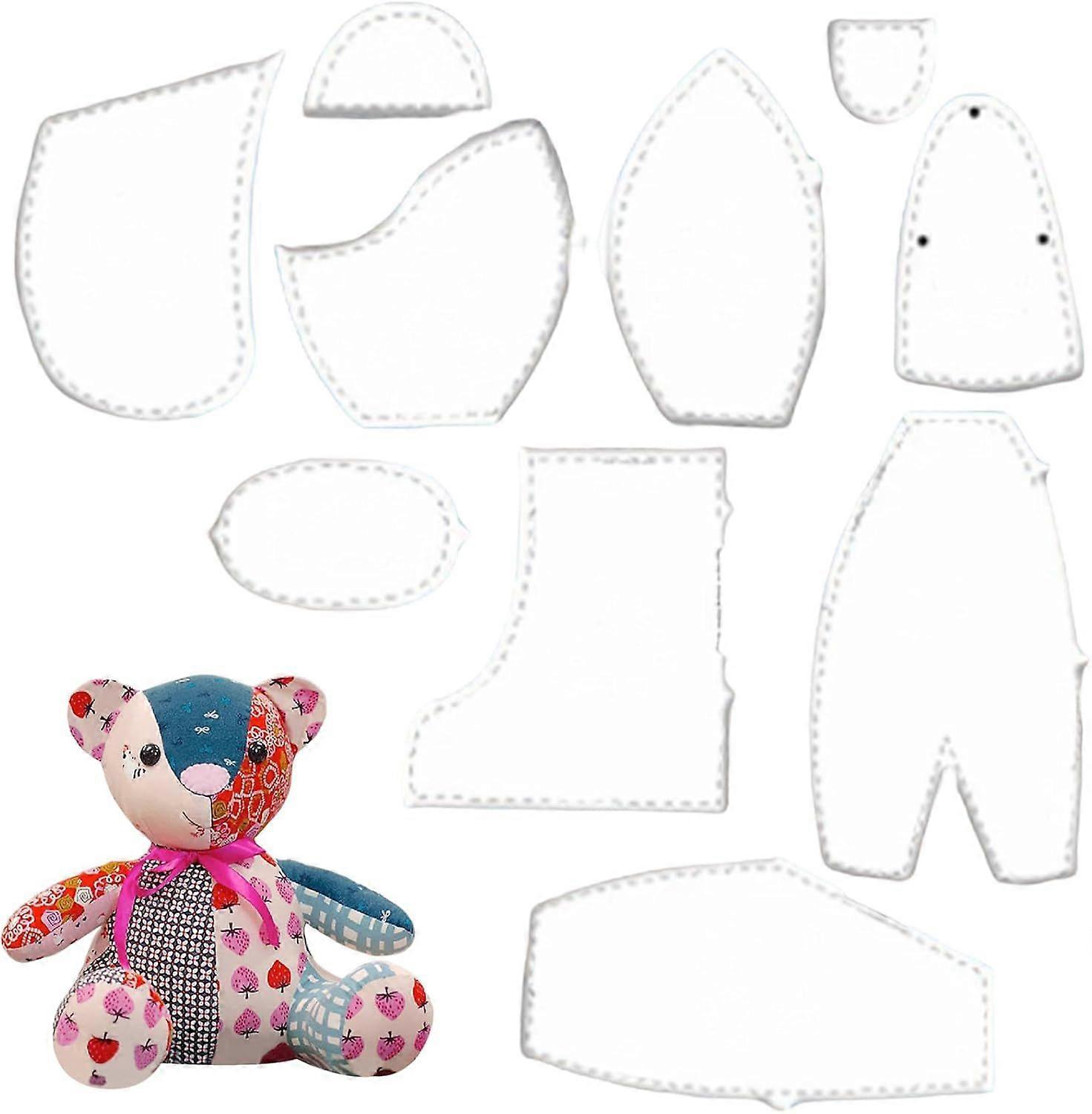 Memory Bear Sewing Pattern - Reusable Patterns for Quilting