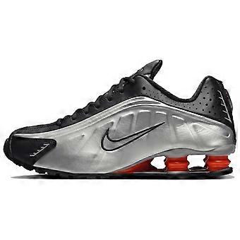 Nike Shox R4 Breathable Low top Casual City Commuting Running Shoes Men's Silver Black HQ1988-002