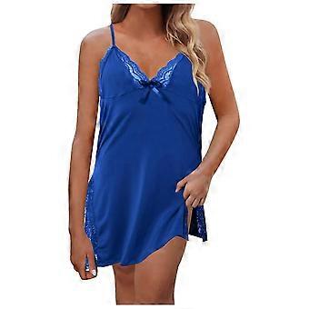 Split Style Sexy Women's Nightdress Ladies Home Pajamas Lingerie Sleepwear