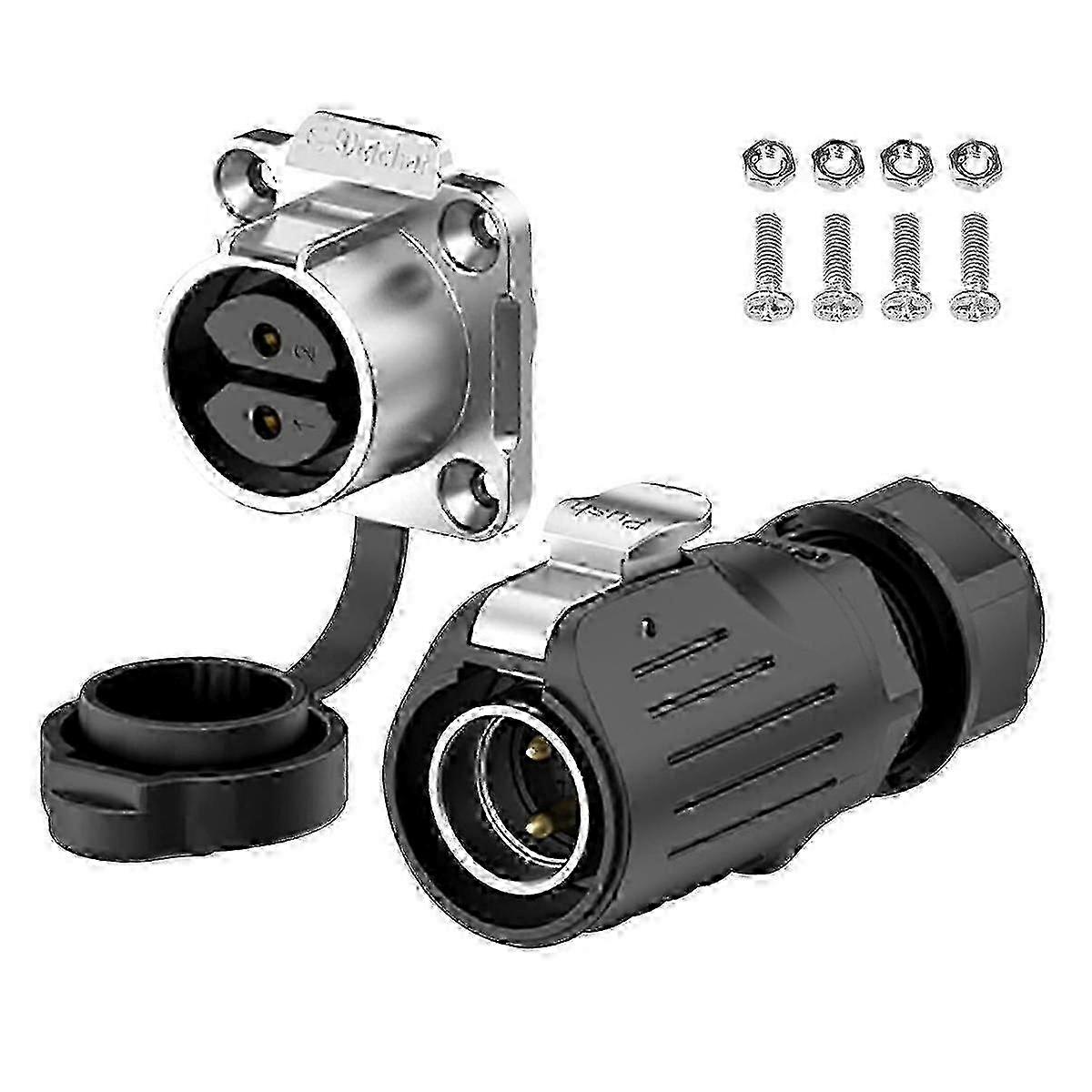 Industrial IP68 Self-Locking Circular Plug