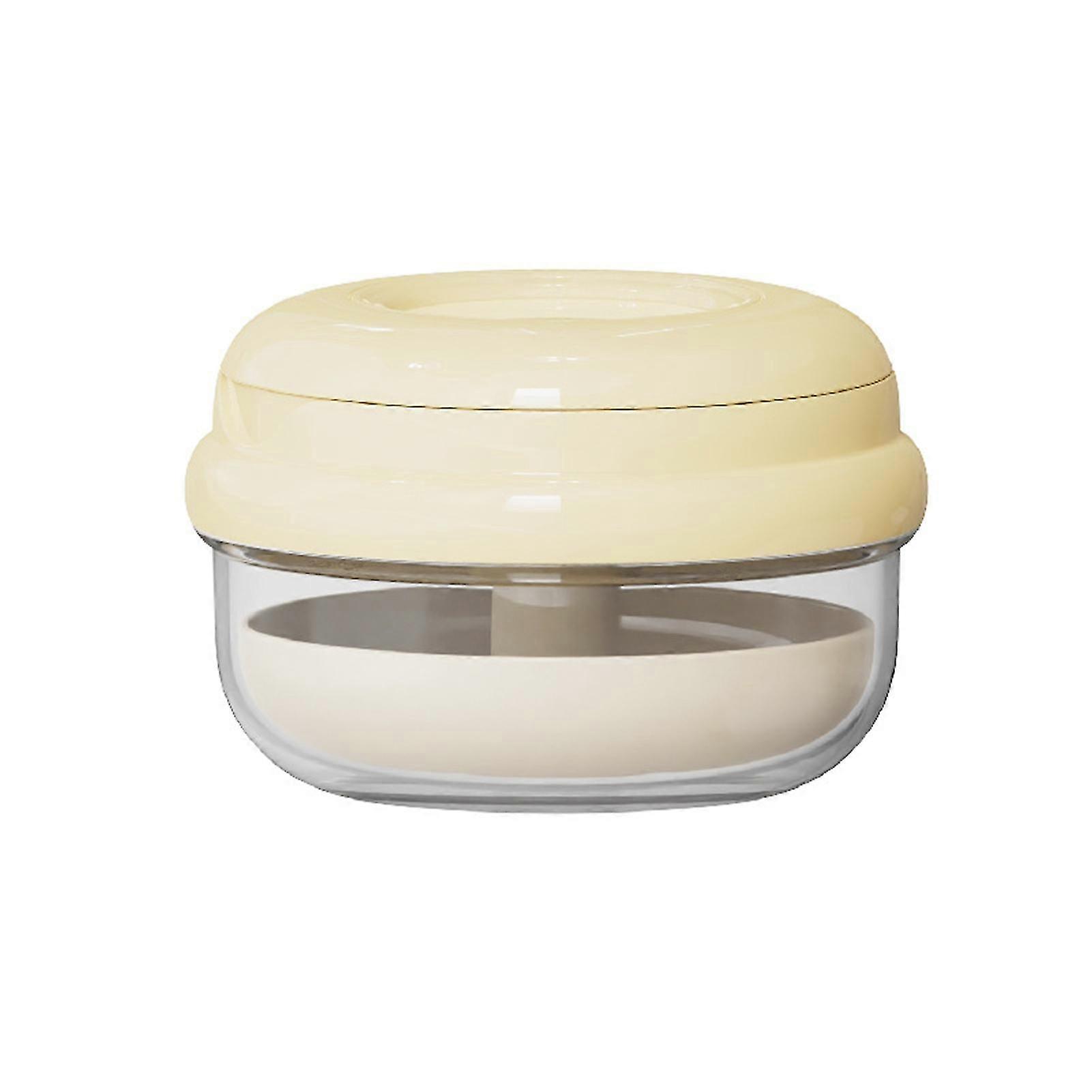 Travel Denture Case With Mirror Strainer