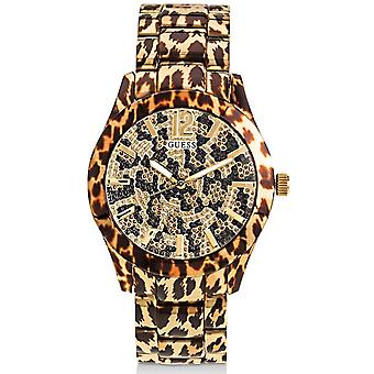 Raten Sie heftige Quarz Analog Frau Uhr mit W0001L2 Edelstahl Armband