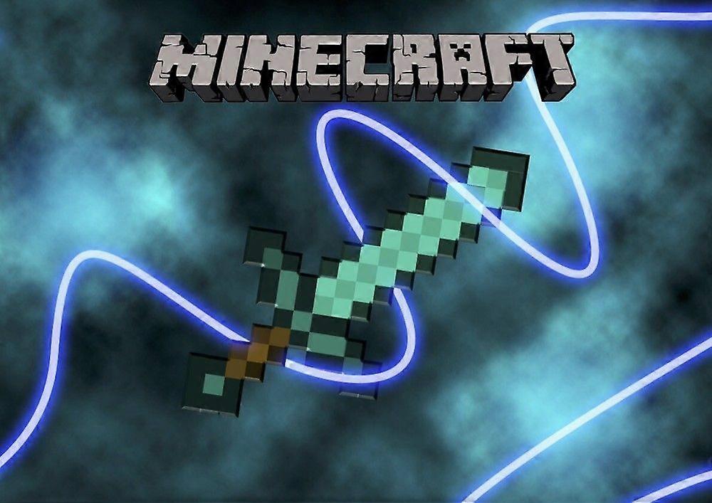 Quebra-cabeça da Espada de Diamante do Minecraft 900