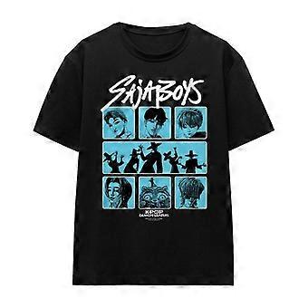 K-Pop Demon Hunters Womens/Ladies Saja Boys Posterized Square Regular T-Shirt