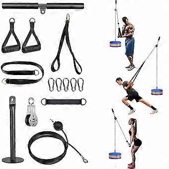 Fitness Cable LAT Pulley System, Thuis Gym Apparatuur met Grip Pulley Set