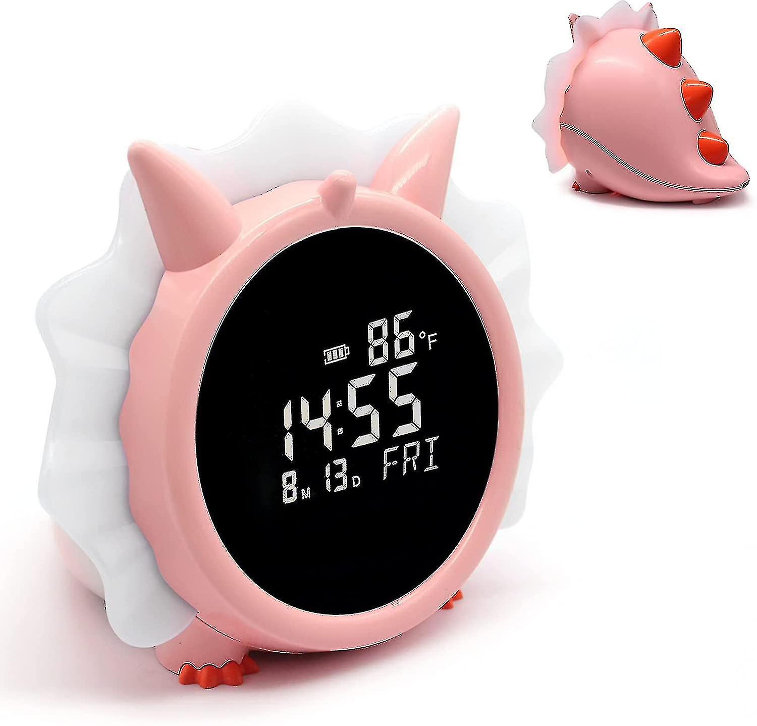 Dinosaur Kids Alarm Clock With Night Light