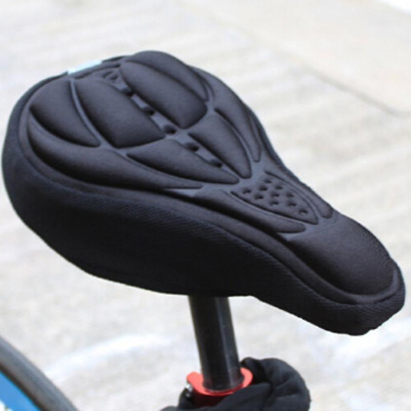 Bike Saddle Cushion Bicycle Riding Silicone Seat Cover Padded Comfort Padding
