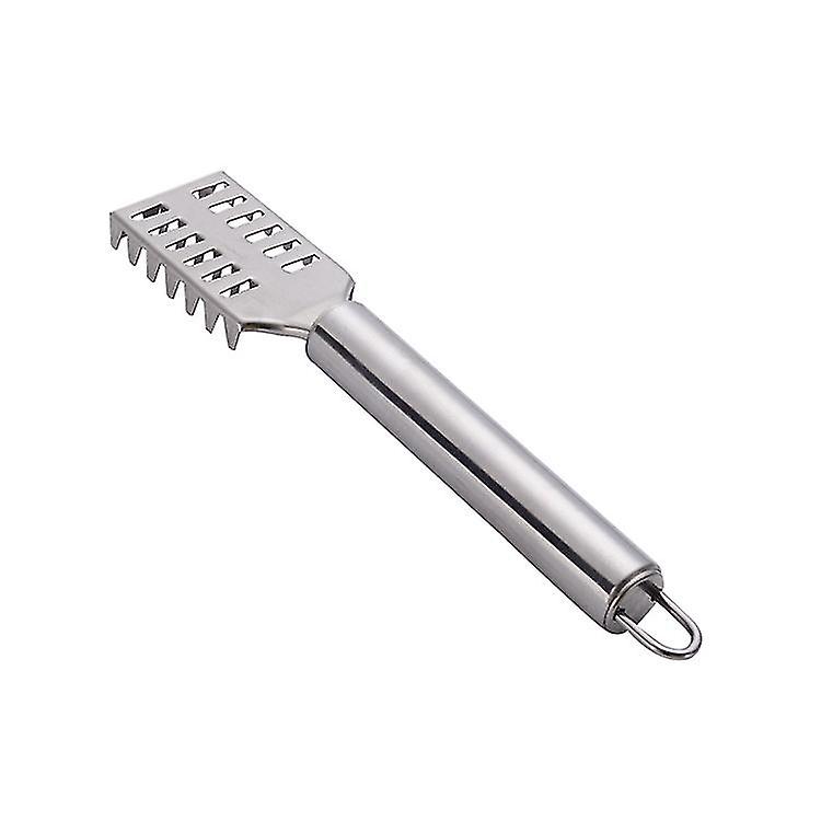 Fish Scale Scraper, Stainless Steel Handle Fish Scraper Scaler Fish Shaver Kitchen Tools