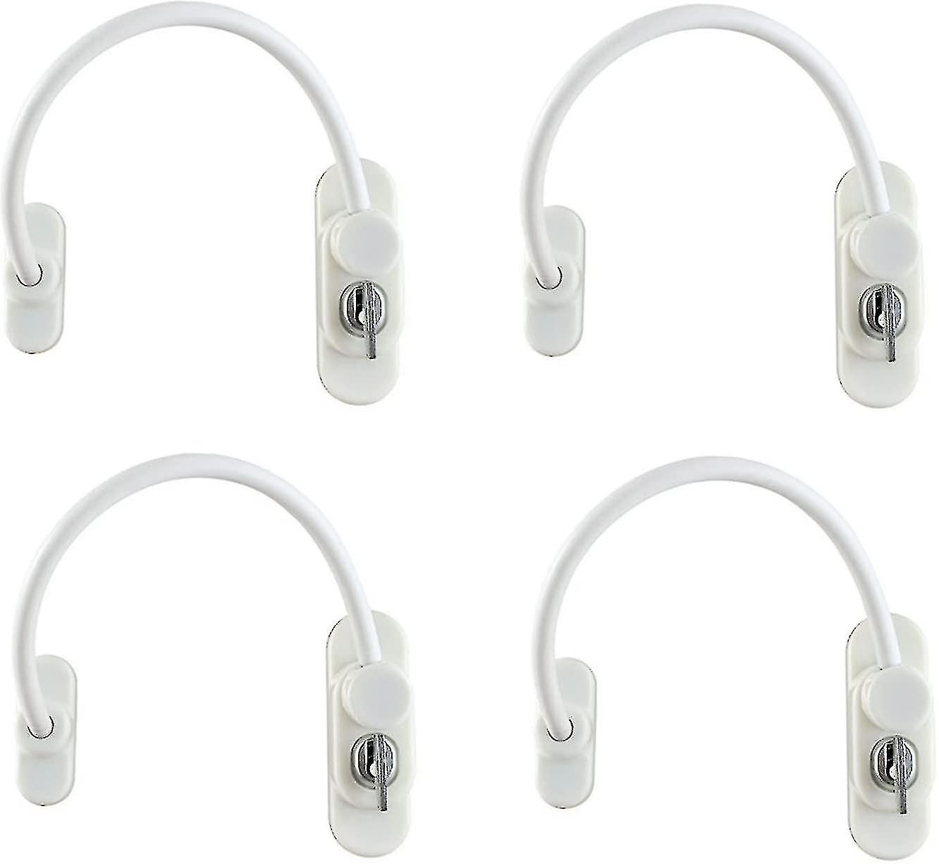 4 stk vindusdørsbegrenser barnesikring