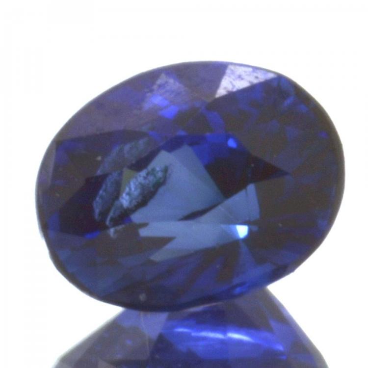 1,01ct.blue Sapphire Oval Cut awo67