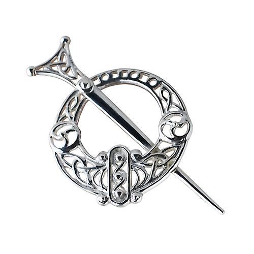 Silver 27mm filigree Tara Brooch