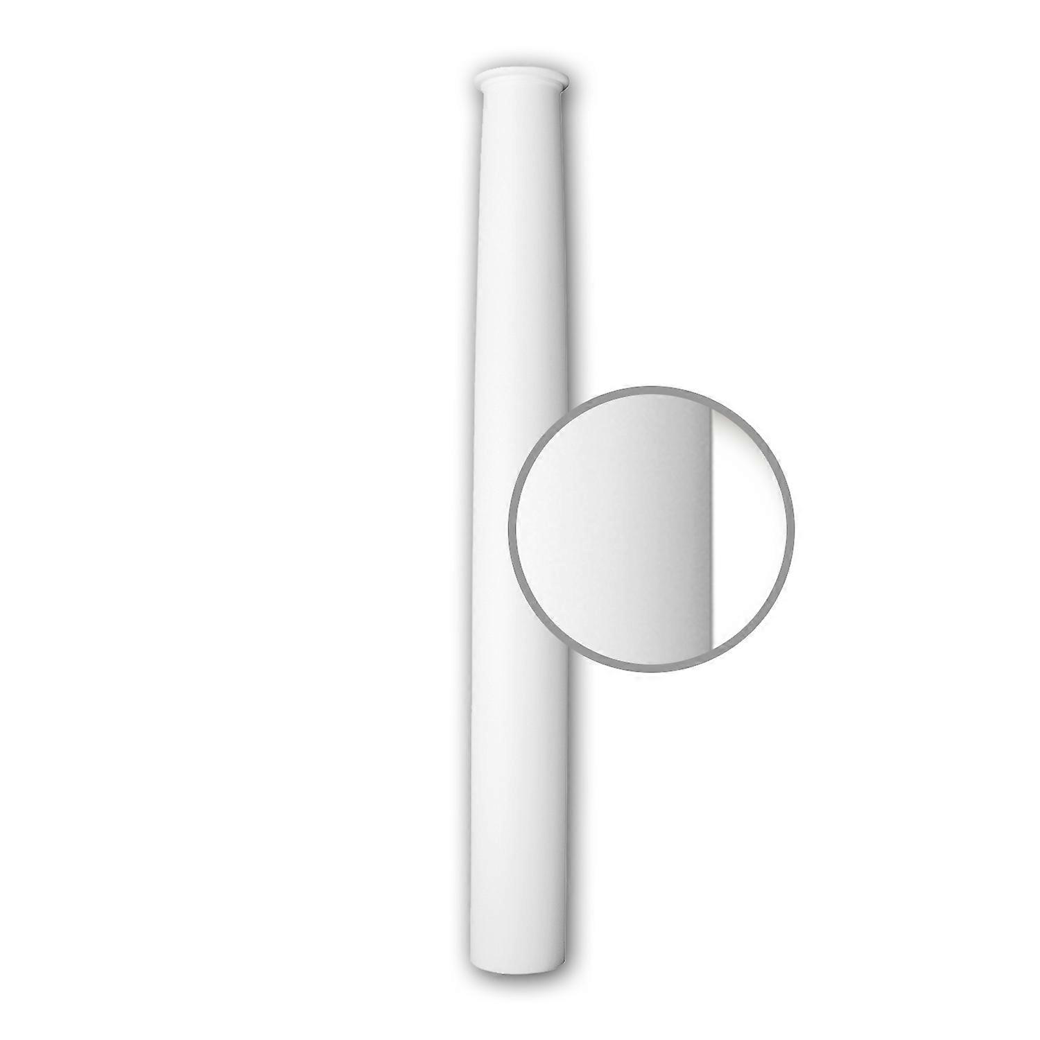 e-Delux GmbH 1 x Fût de colonne 112020 Profhome blanc Mousse de polyuréthane rigide prétraité léger, solide, indéformable