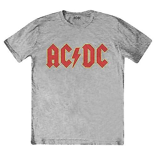 AC/DC Childrens/Kids Logo Heather T-Shirt