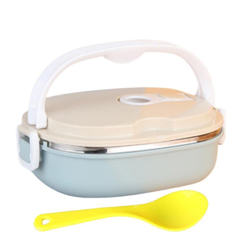 1 Set 800/1600/2400ml Lunch Box 1/2/3 Layer with Handle Stackable Thermal Stainless Steel Cold And H