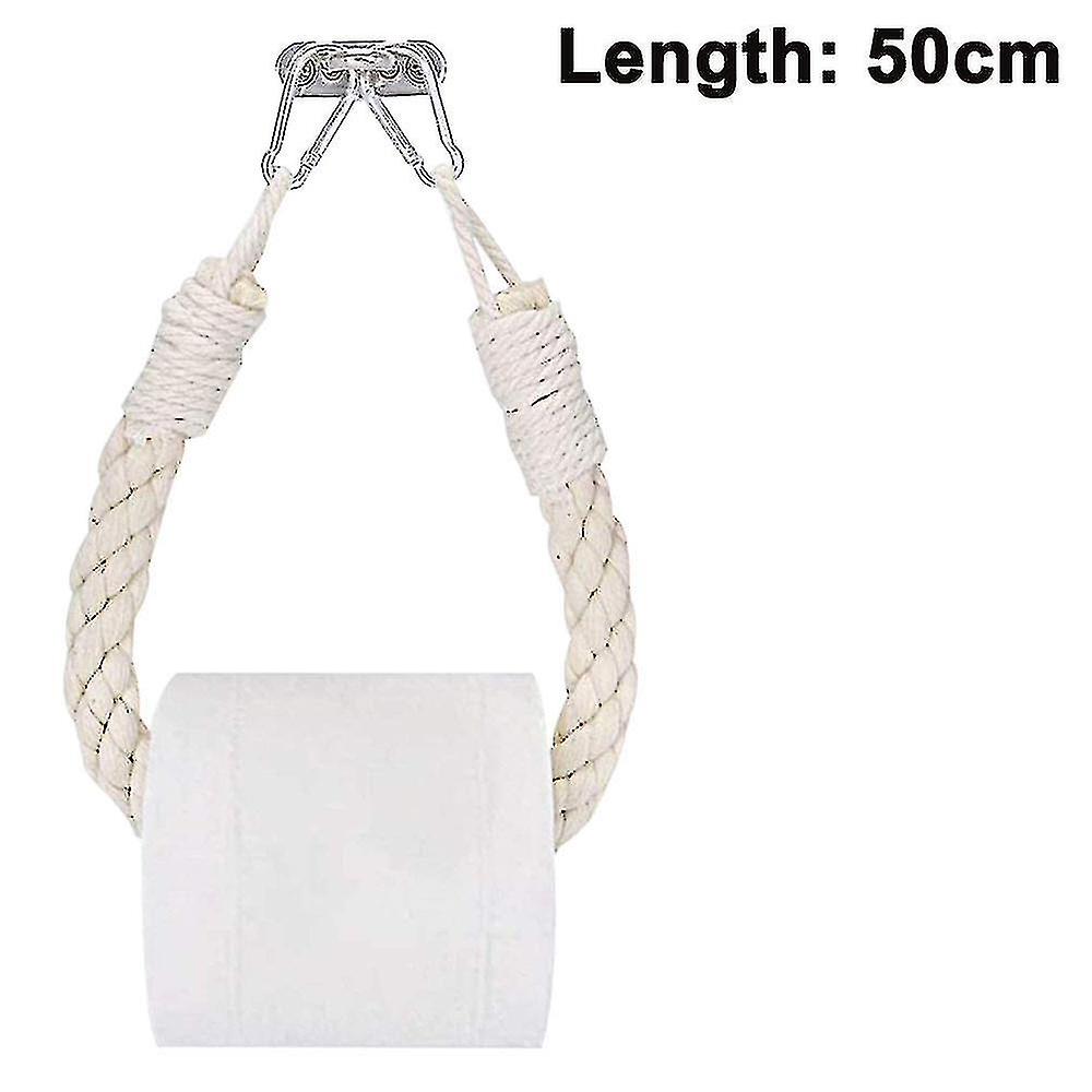 Hemp Rope Roll Holder Perforated Paper Storage