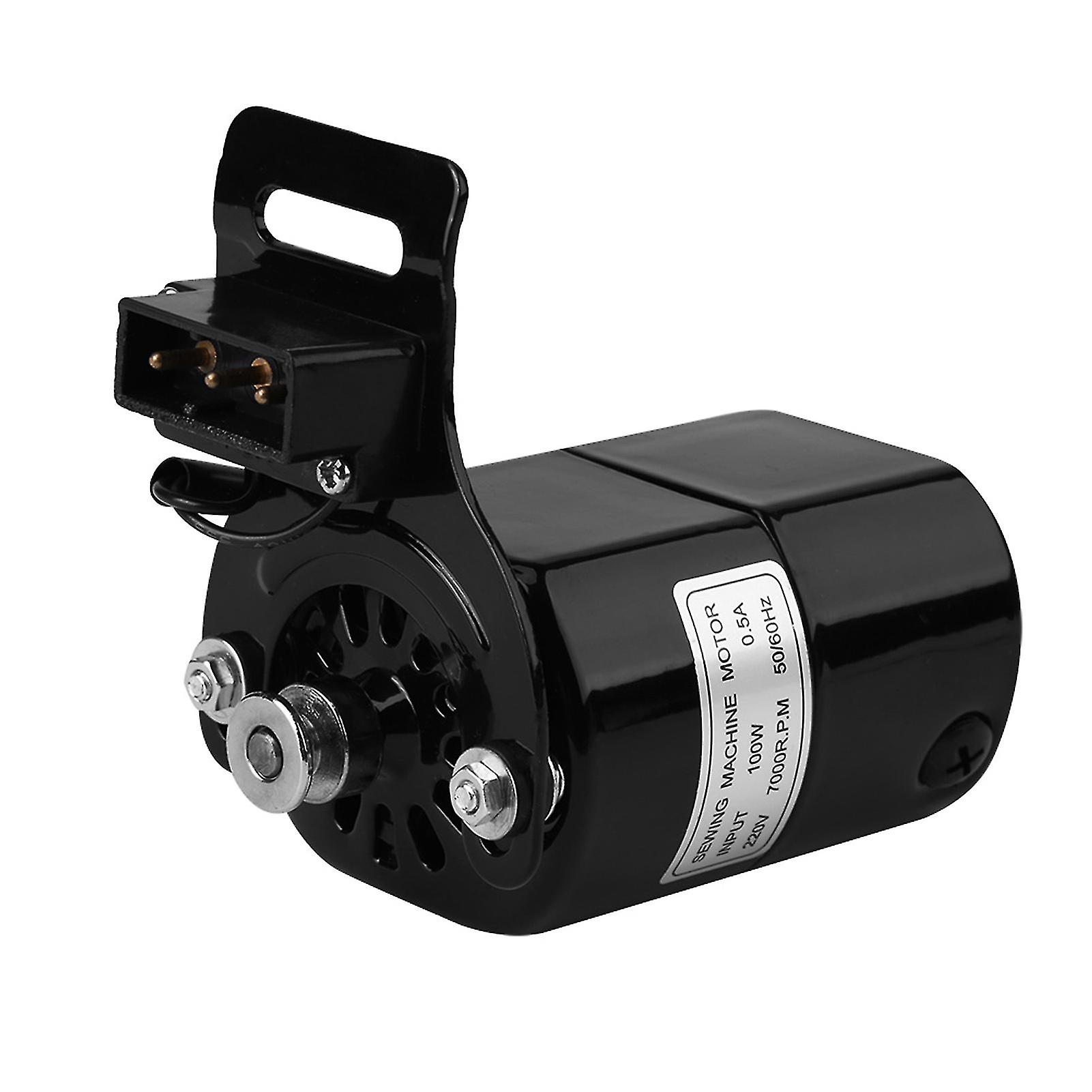 1Pcs 220V 100W Home Sewing Machine Motor 7000 RPM Kbracket 0.5 AMP EU Plug