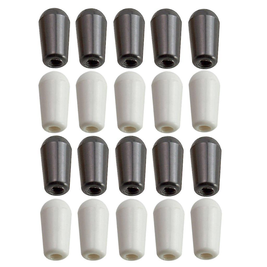 Pack Of 20 Guitar 3 Way Toggle Switch Cap Tips Buttons for / Guitar Accessory 4mm