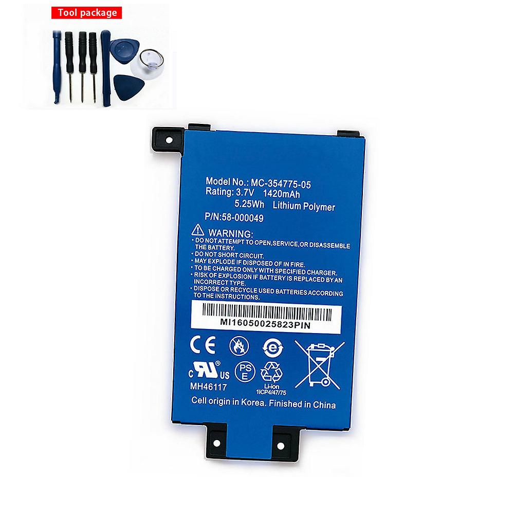 1420mAh MC-354775-05 S13-R1-D 58-000049 Batteria compatibile con Amazon Kindle PaperWhite 2/3 KPW2 KPW3 + traccia il numero + strumenti