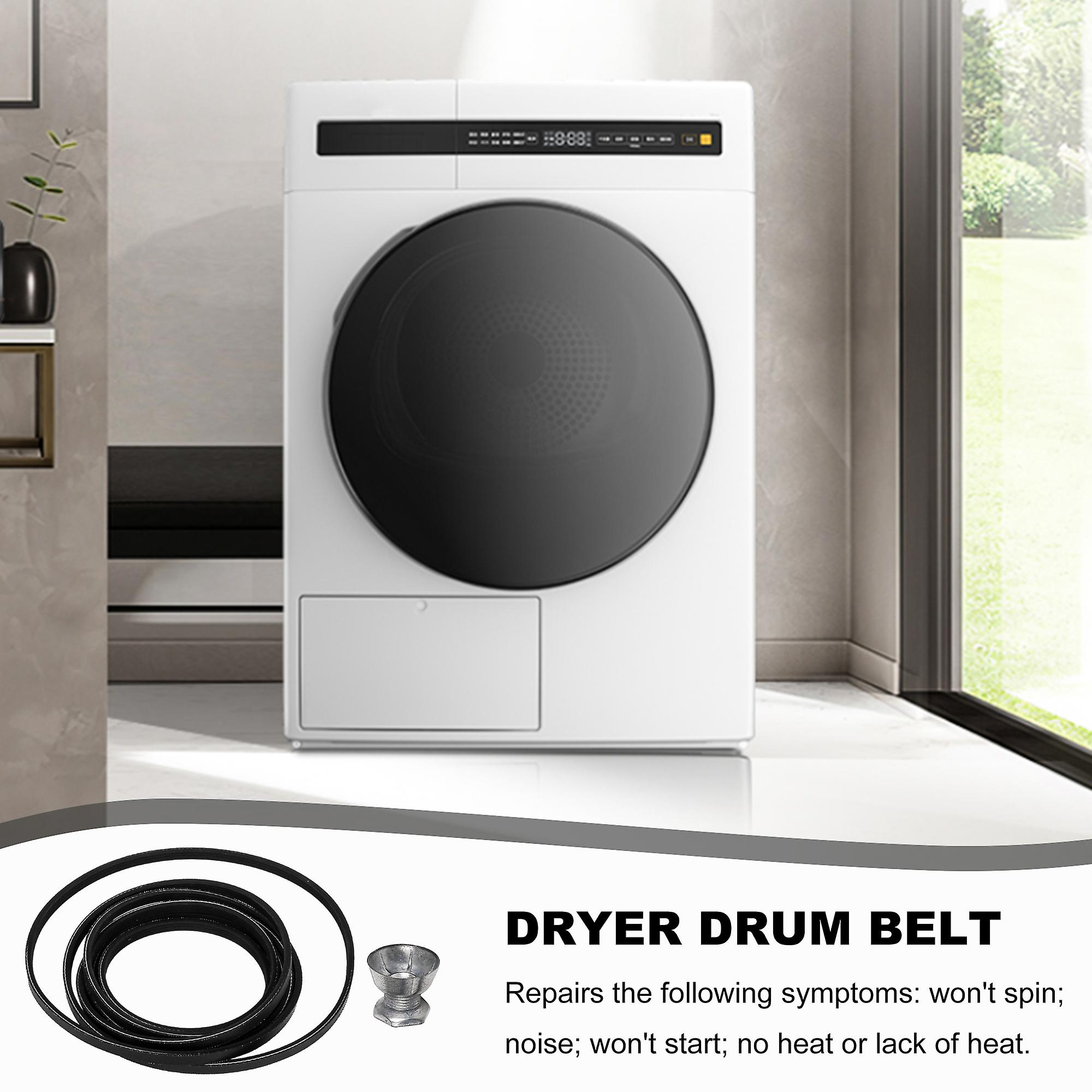 Dryer Drum Belt 31001026 & Motor Pulley 3389627 Replacement for Admiral