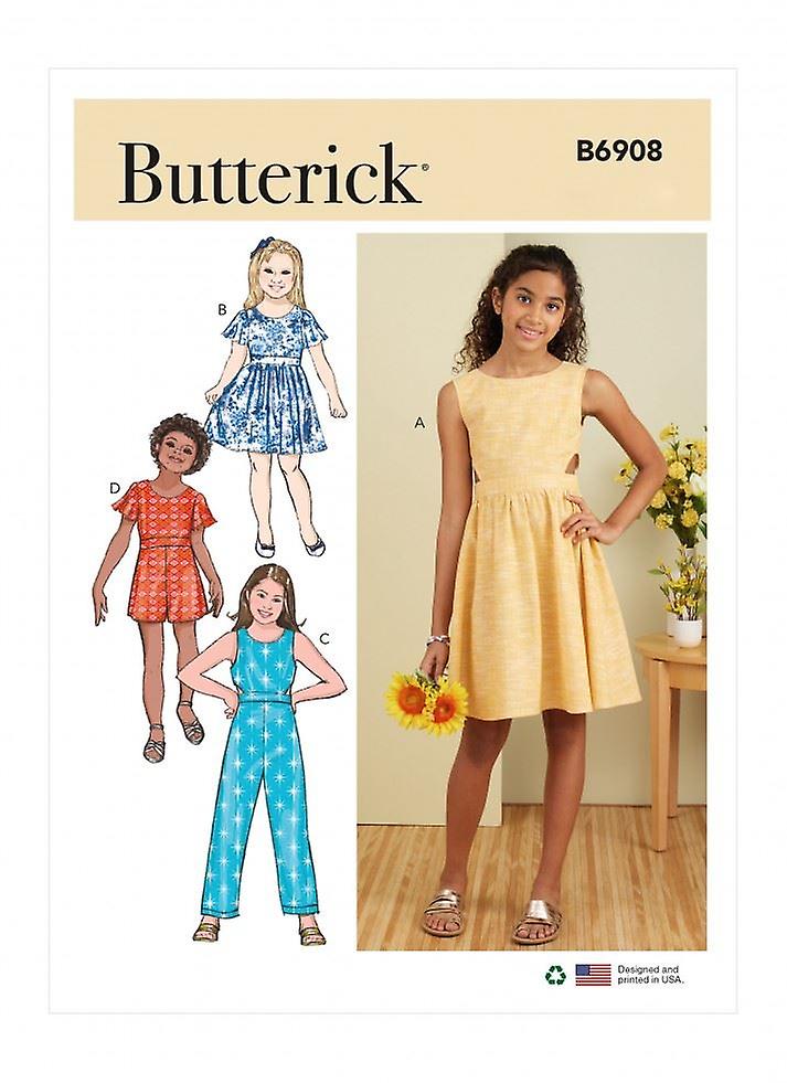 Butterick Paper Sewing Pattern 6908