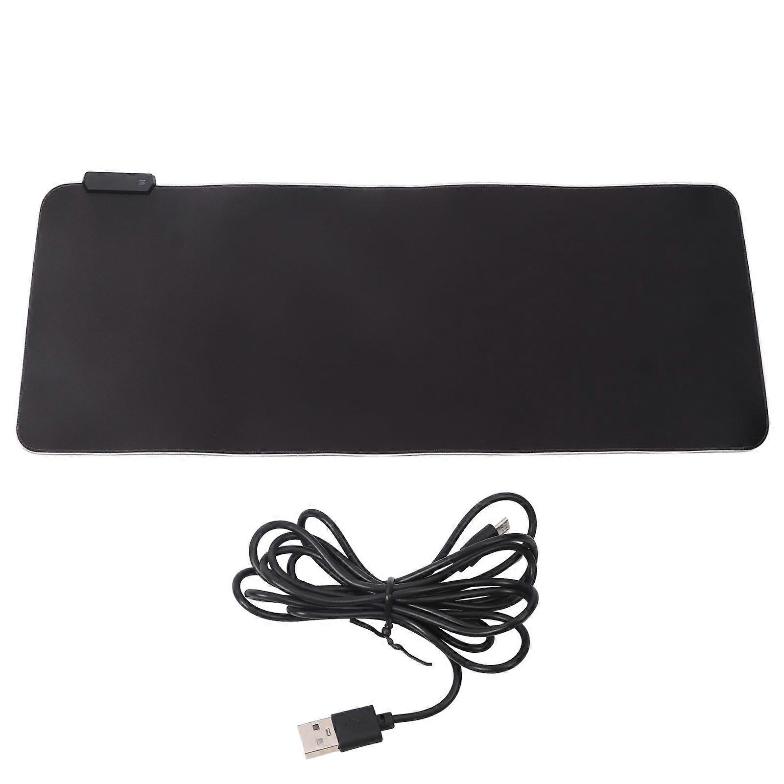 RGB Gaming Mouse Pad Large Thick Non-Slip LED Mouse Pad for Computer Keyboard