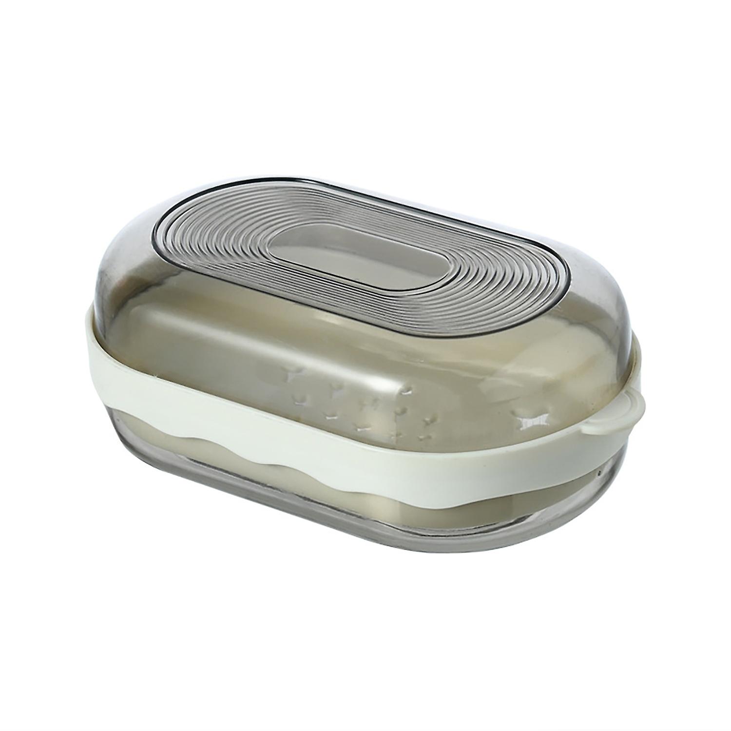 Soap Tray Corrosion-resistant Keep Soap Dry with Lid Countertop Multipurpose Storage Holder for Bath