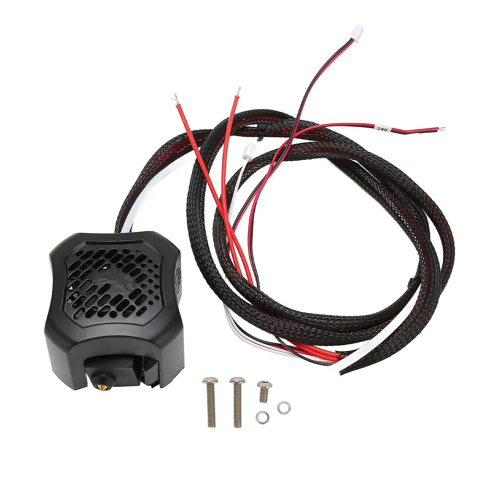 Fully Assembled Extruder Kit for Ender 3 V2 with Dual Fans, Uniform and Accurate Printing Kit for 3D Printer, Complete Hotend Kit