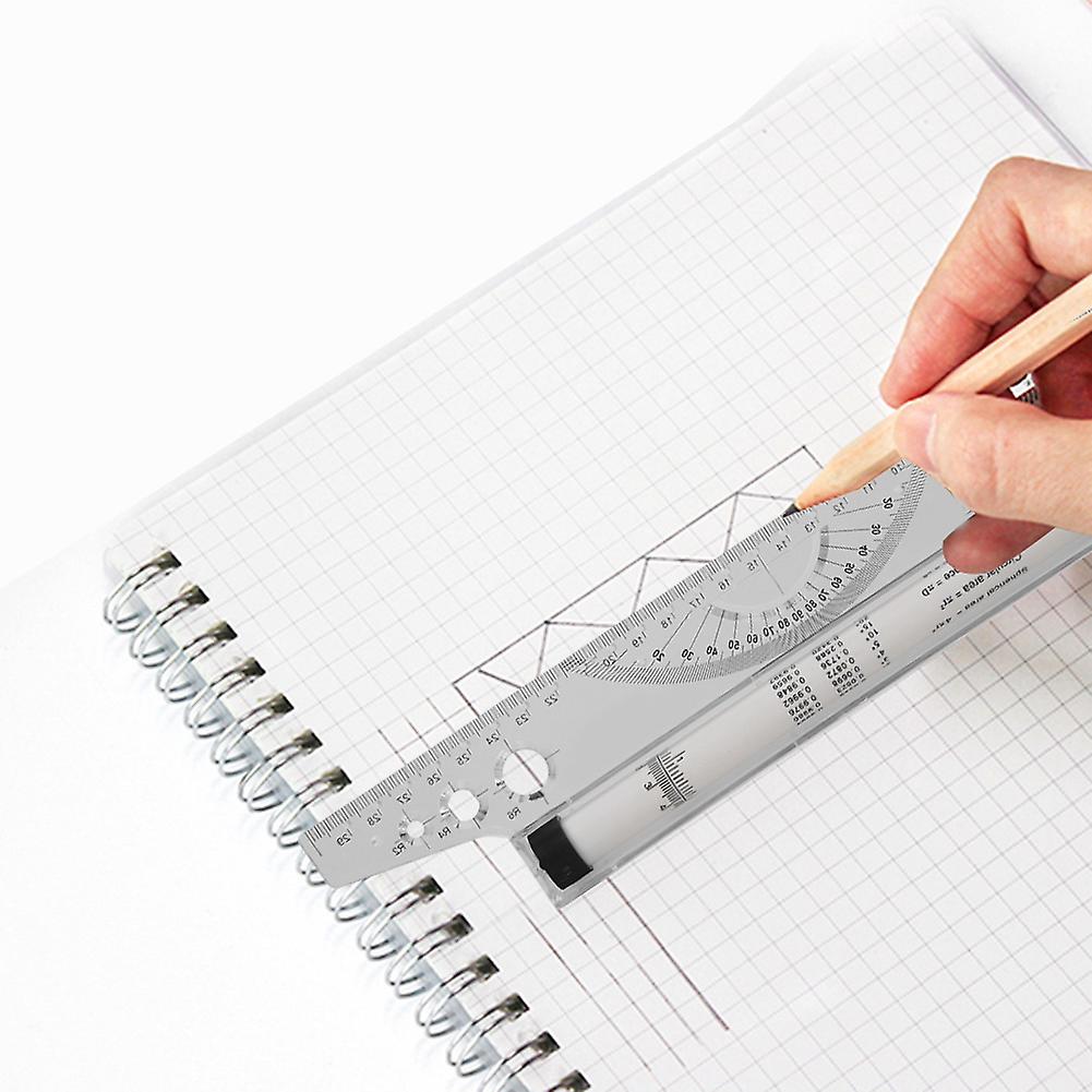Parallel Roller Ruler, Angle Measuring Tool for Drawing, Length 30cm
