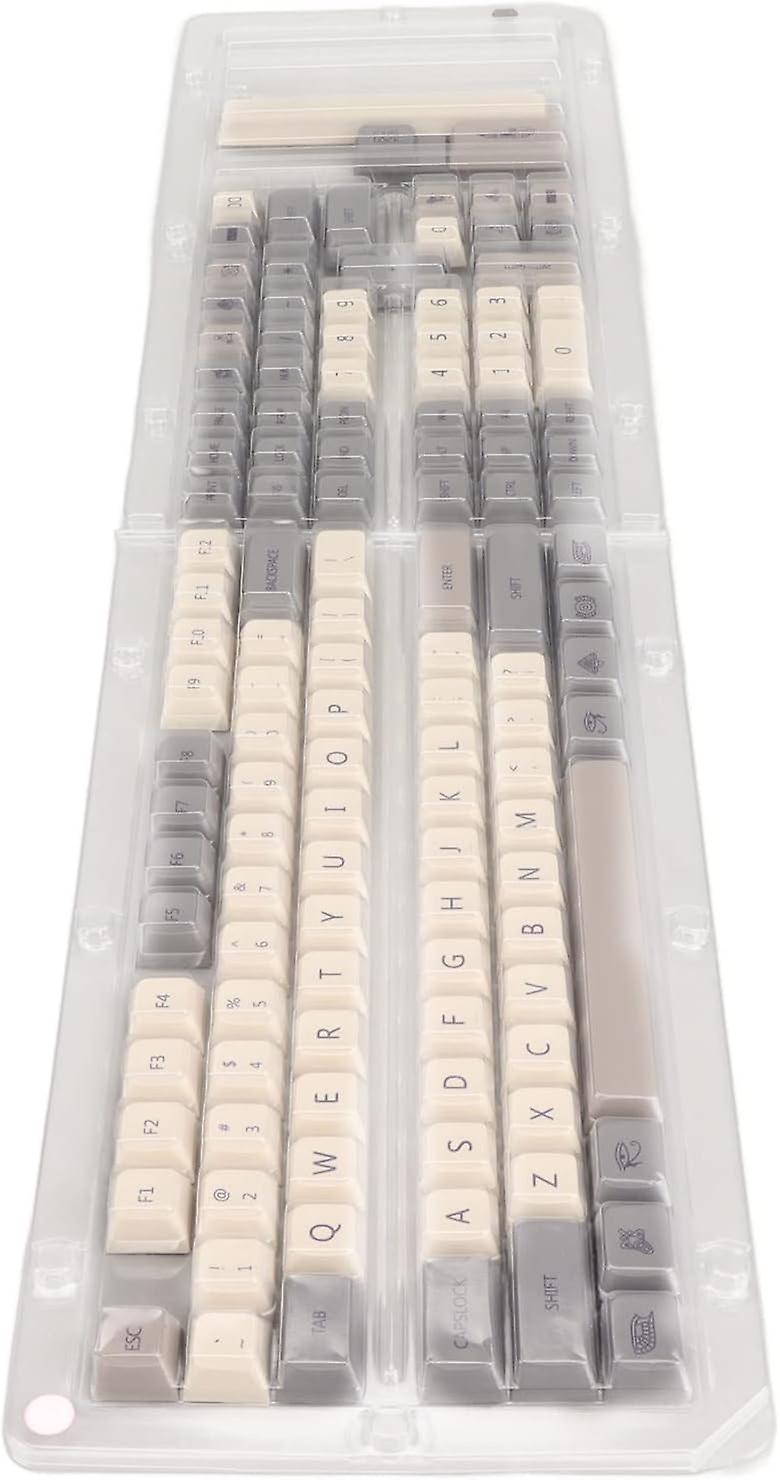 126 Keys PBT Keycaps, Dye Sublimation Keycaps XDA Keycaps for Most 61/64/68/72/82/84/87/104/108 Keys