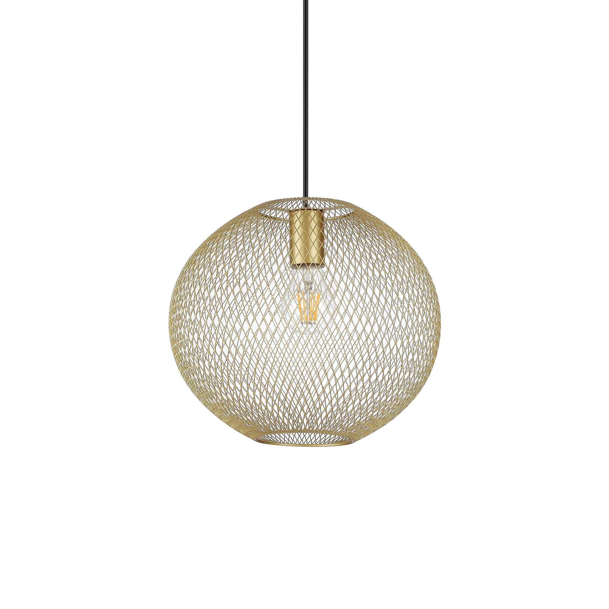Net Wire Frame 29cm Pendant Ceiling Light Gold
