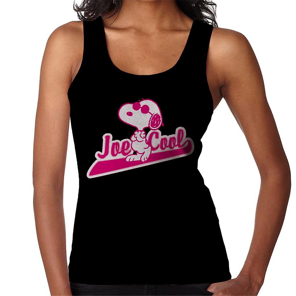 Peanuts Joe Cool Baseball Text Women's Vest
