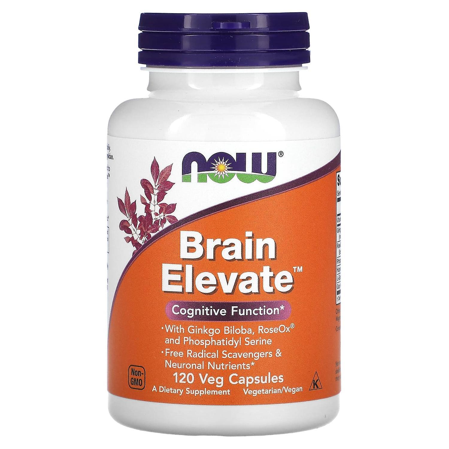 NOW Foods, Brain Elevate, 120 Veg Capsules