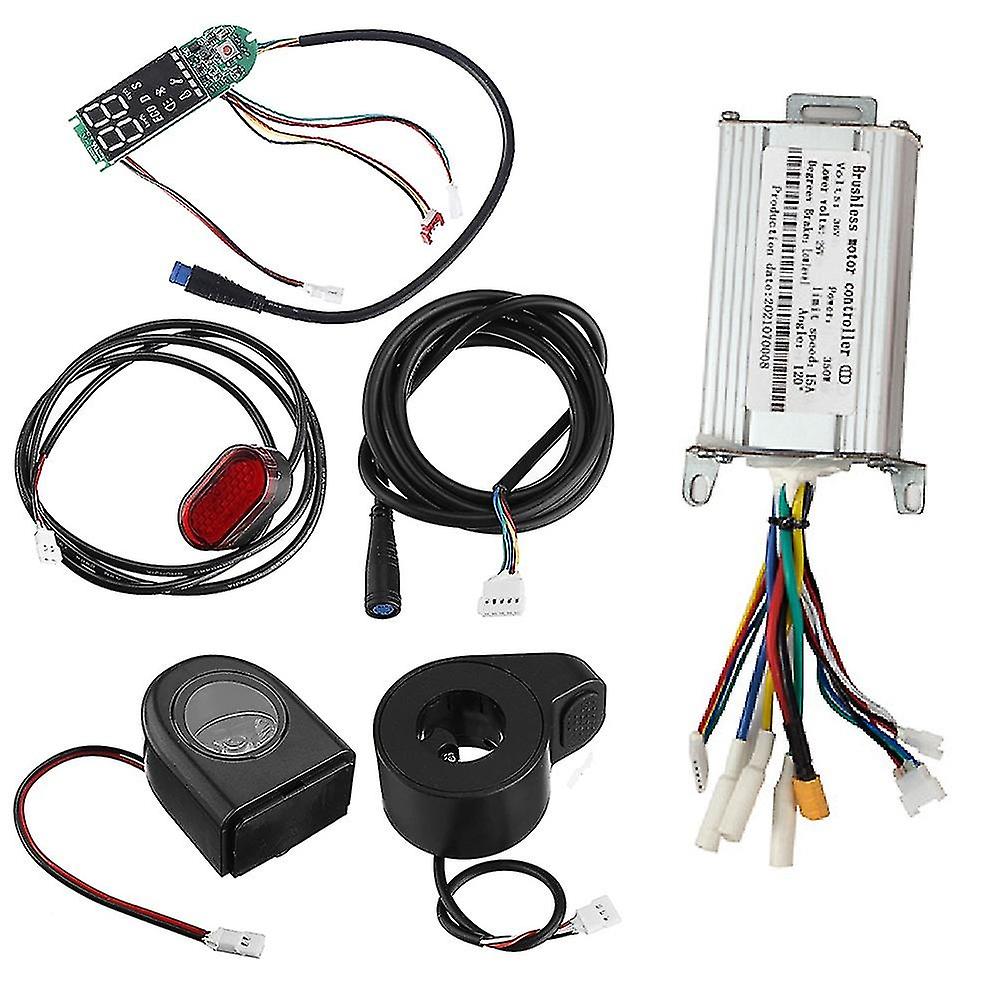 36v 350w 15a Motor Controller+dashboard+front/rear Light Speed Controller For Scooter Electric Bicy-eyzi