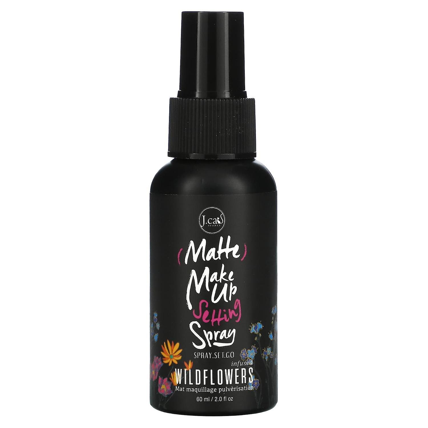 J.Cat Beauty, Matte Make Up Setting Spray, SS101 Wildflowers, 2 fl oz (60 ml)