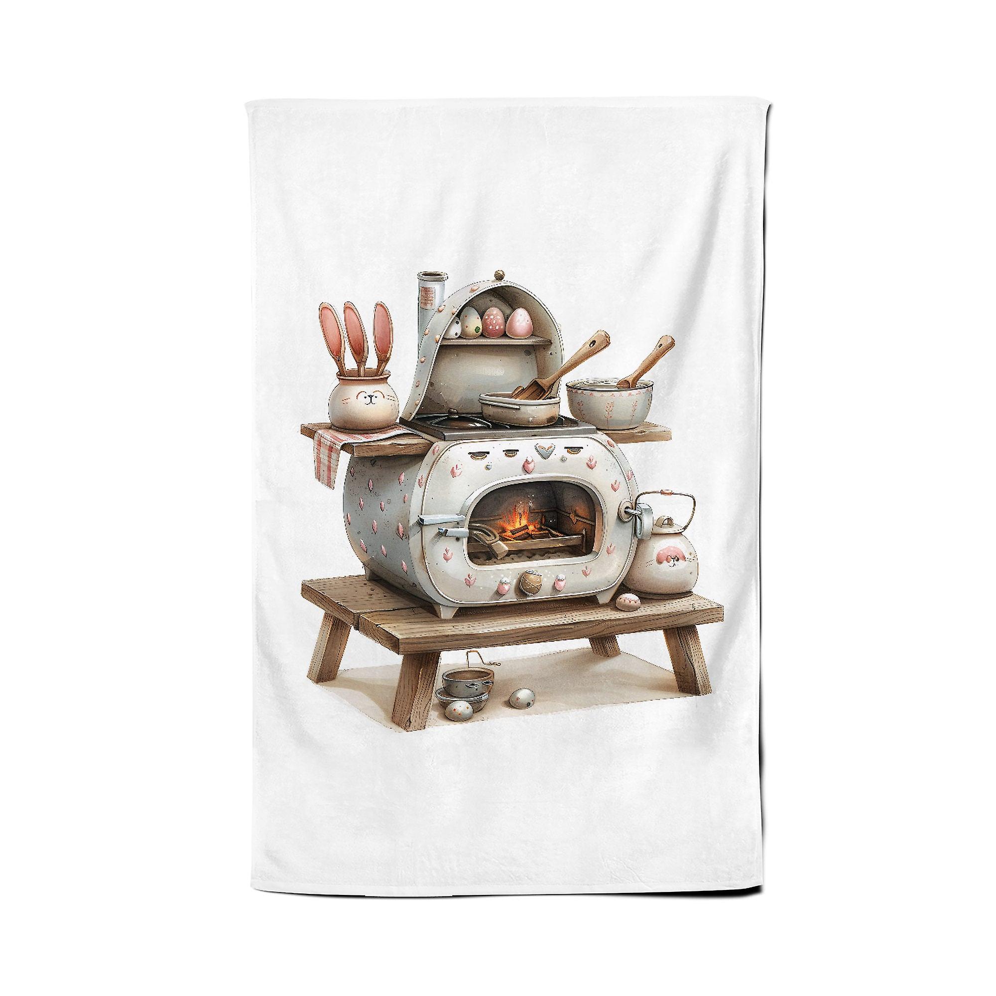 Easter Egg Oven Tea Towel