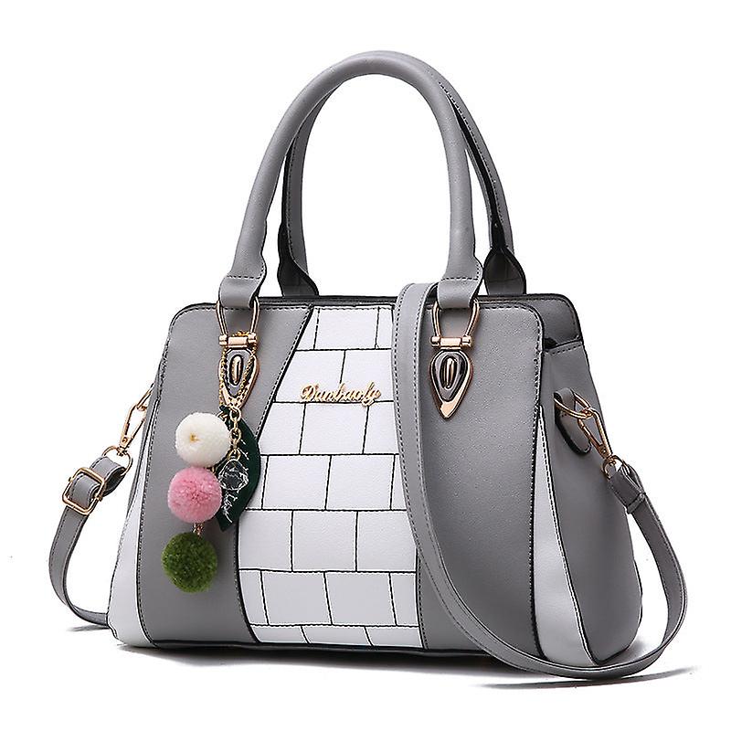 Women's Handbags Purses Contrast Color Women's Portable Large Capacity Shoulder Messenger Bag