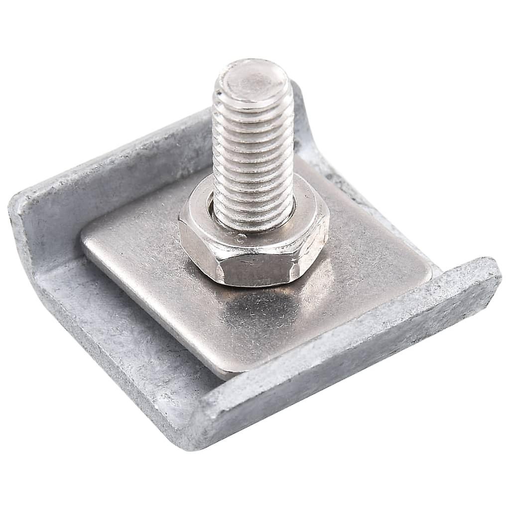Grid Mat Connector 25 Sets Silver Fence Panels
