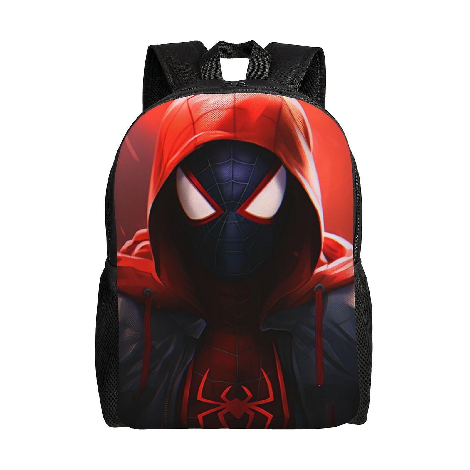 Miles Morales Backpack, Travel Laptop Backpack, Water Resistant College School Computer Bag, Durable